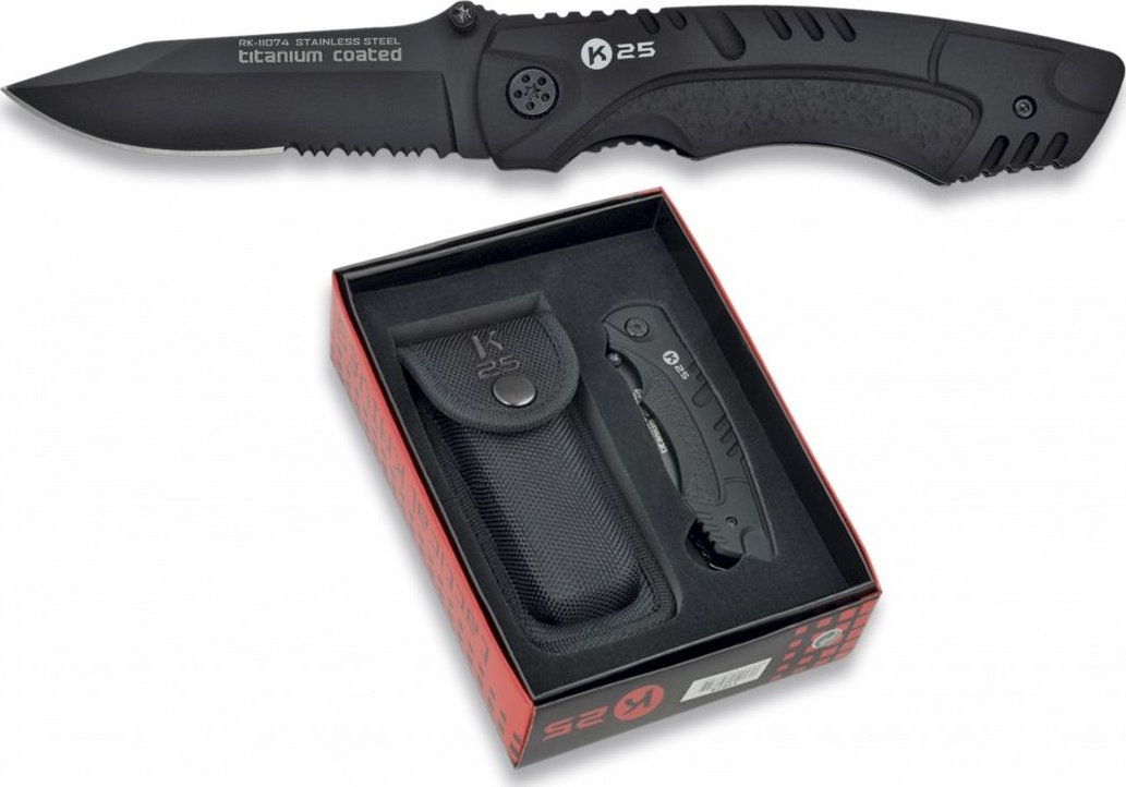 Zavírací nůž RUI - K25 Tactical s pouzdrem