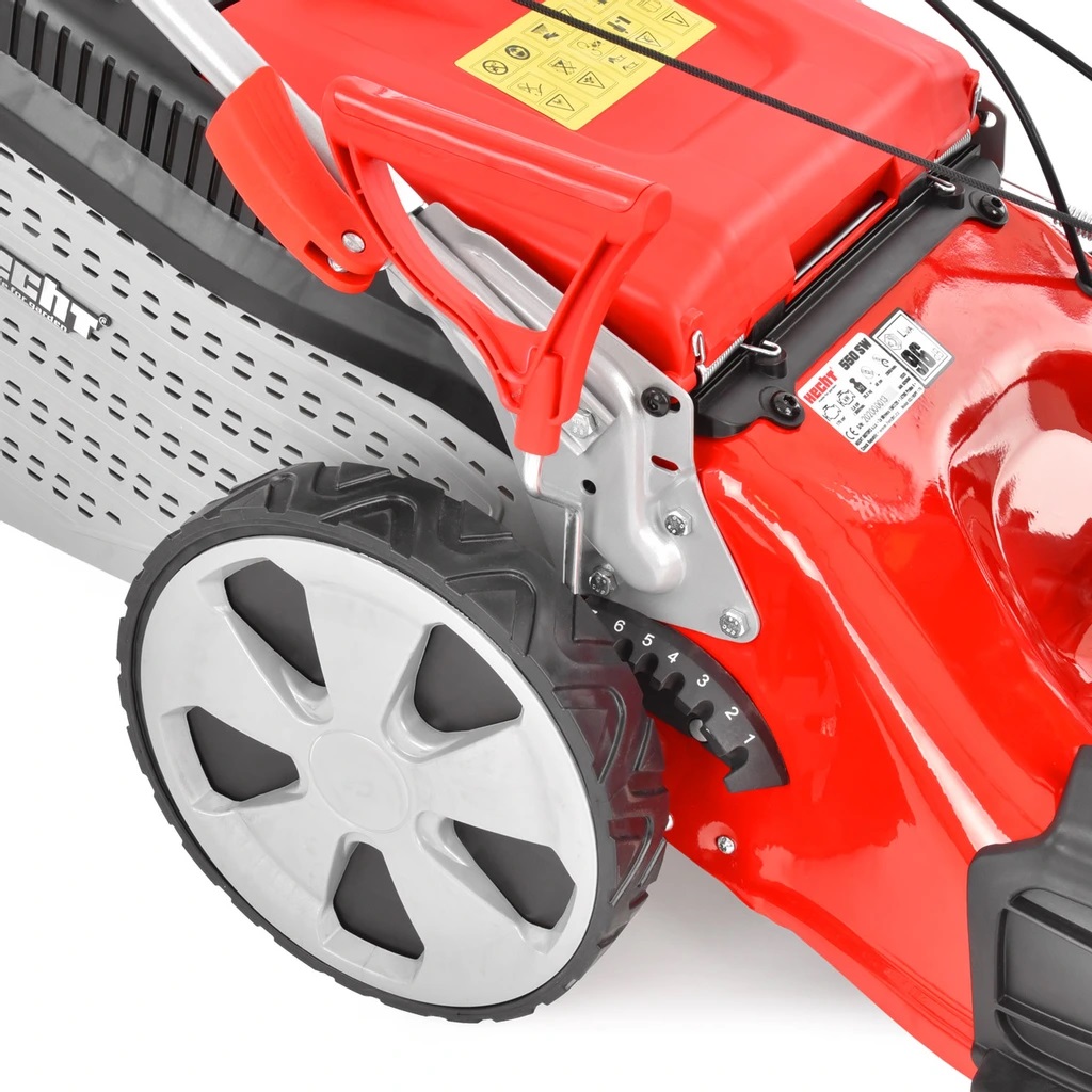 Motorová benzínová sekačka s pojezdem - HECHT 550 SW 5 in 1