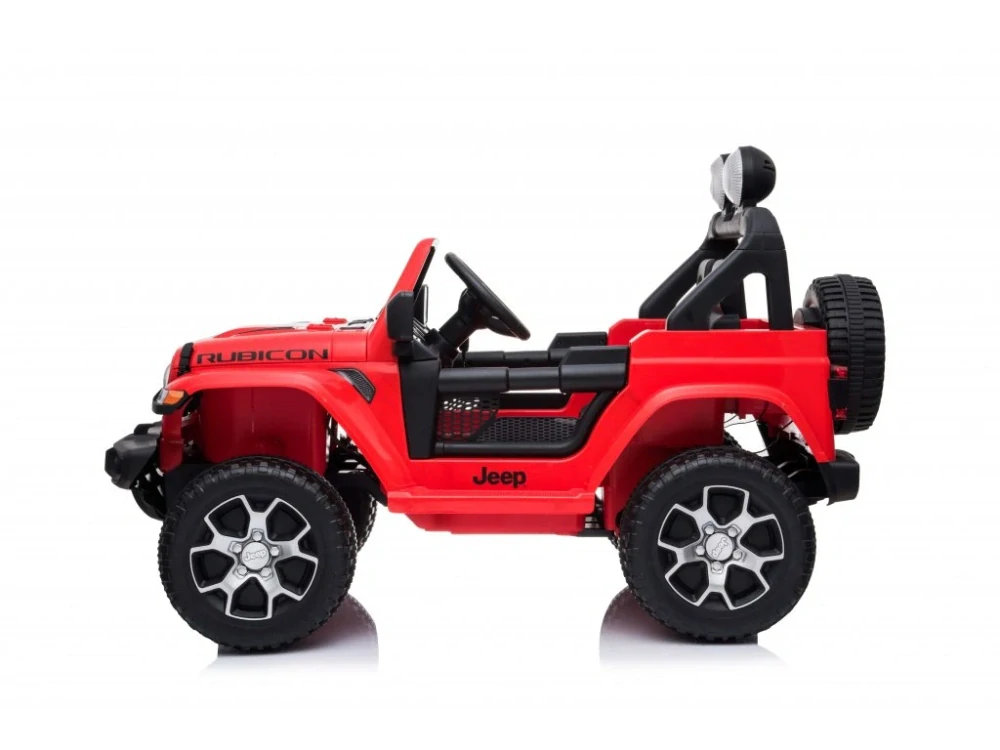 Dětské autíčko HECHT - Jeep Wrangler Rubicon Red - akumulátorové vozítko