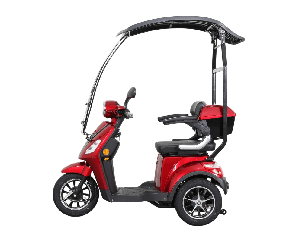 Tříkolový volnočasový elektrický vozík Selvo 31000LI se stříškou