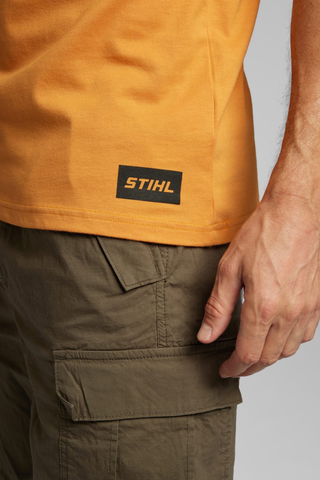 Tričko SUSTAINABLE LOGO oranžové STIHL (04213004248) S