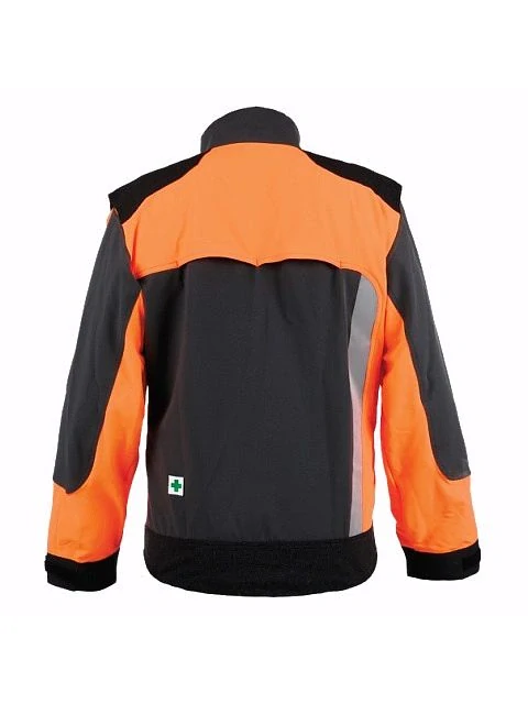 Lesnická strečová bunda Profesional Forestprofi šedo-oranžová 022195 vel. 56 / 170 cm