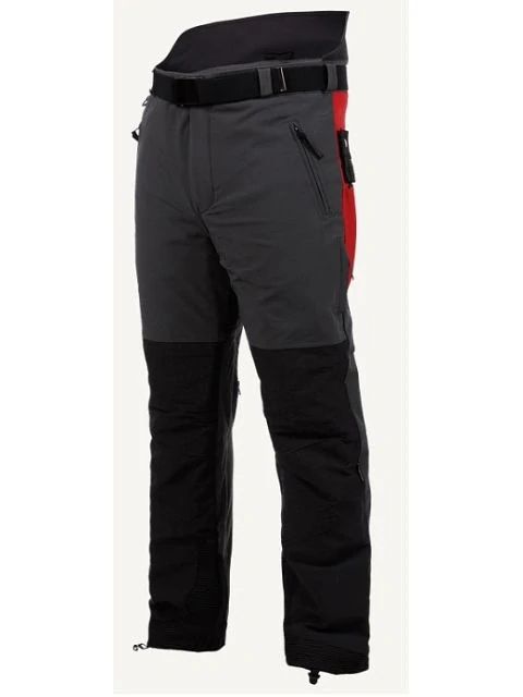 Elastické protipořezové kalhoty Profesional Forestprofi šedo-červené 022186 vel. 44 / 170 cm