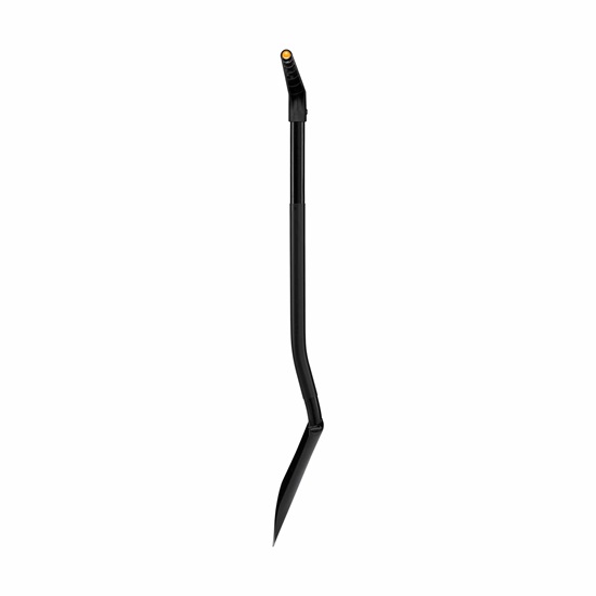 Rýč Fiskars ErgonomicTM Pro - drenážní, černý (1066709)