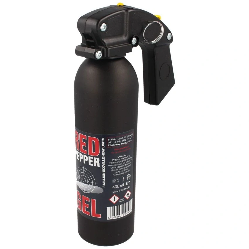 Velkokapacitní Pepper RED GEL GRAPHITE 400ml security