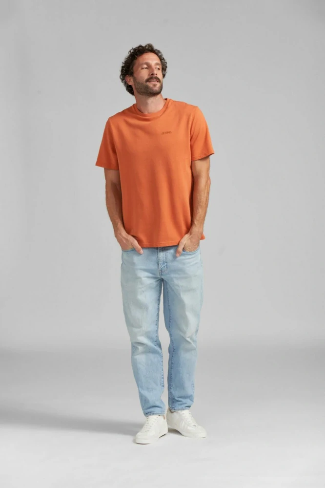 Tričko PIGMENT DYE ORANGE STIHL (042130125) XXL
