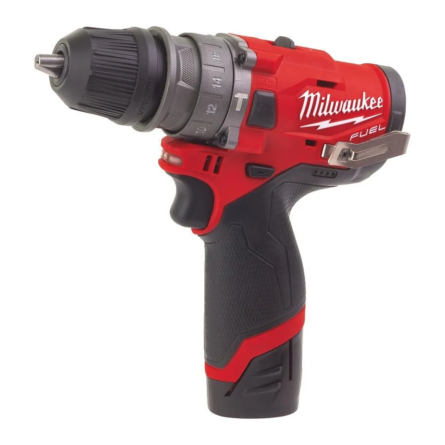 Milwaukee M12 FPDXKIT-202X™ Aku vrtačka s příklepem s vyměnitelným sklíčidlem, 2x 2,0 Ah