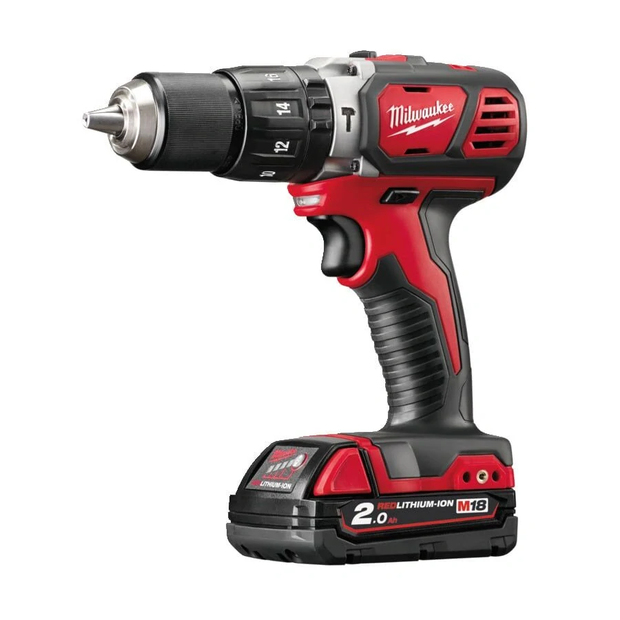 Milwaukee M18 BPD-402C aku příklepová vrtačka 2x 4,0 Ah