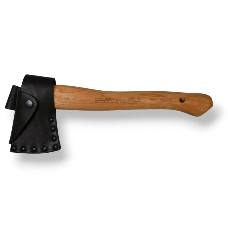 Hraničářská sekera KRUMPHOLZ 0,5kg , Hickory s koženým pouzdrem (0101)