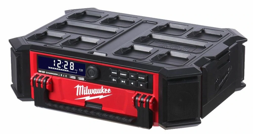 Milwaukee M18 PRCDAB+-0 rádio s nabíječkou