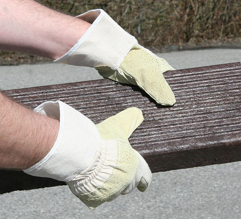 Pracovní rukavice hovězí štípenka Keron (29753)