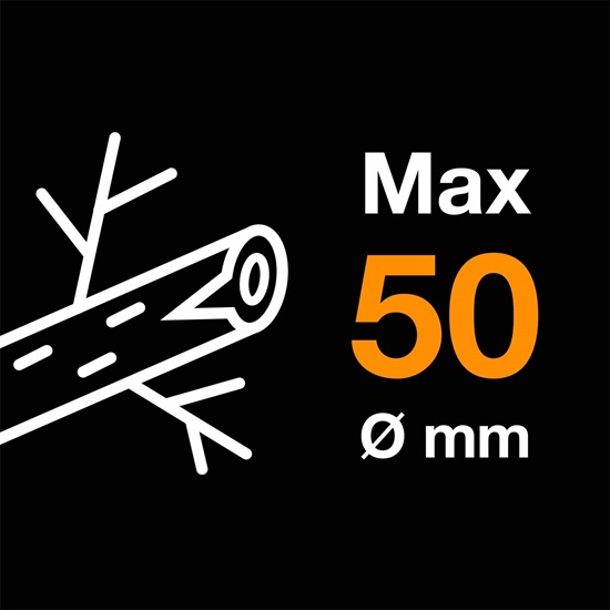 Nůžky na silné větve Fiskars PowerGear™ převodové, jednočepelové (L) L77 (1000583)
