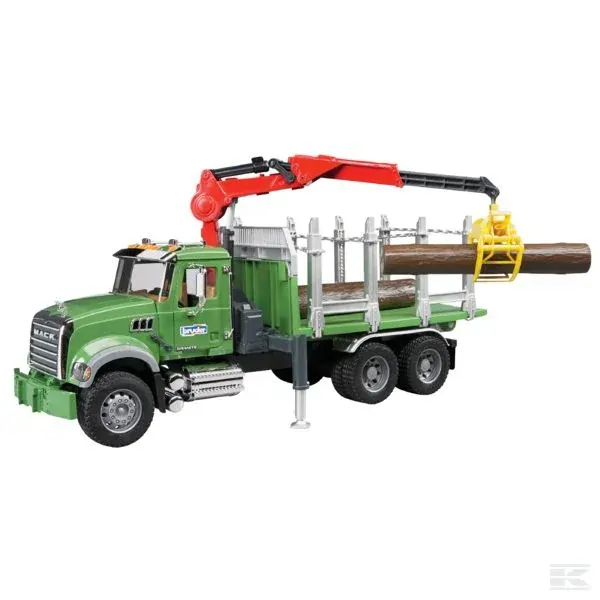 Nákladní auto na dřevo Mack Granite Bruder 02824