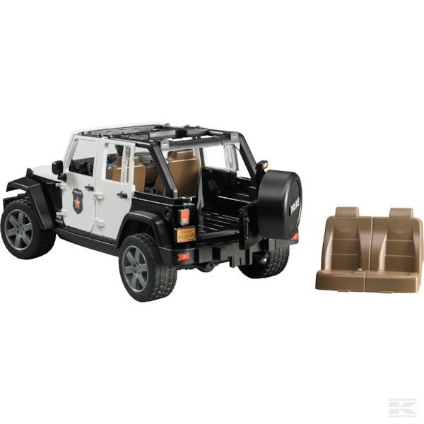 Policejní auto Jeep Rubicon Bruder 02526