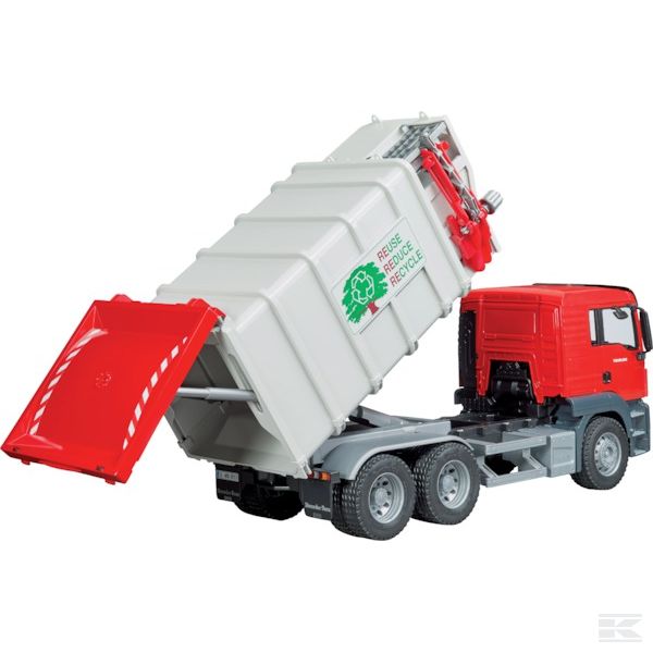Popelářský vůz MAN side Bruder 03761