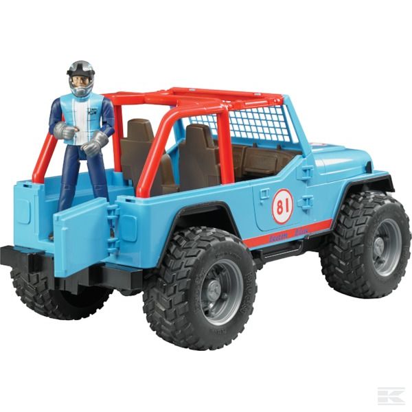 Jeep Cross-country modrý Bruder 02541