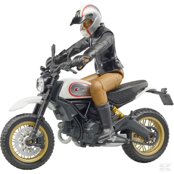 Motorka Ducati Scrambler Desert Sled s řidičem Bruder 63051
