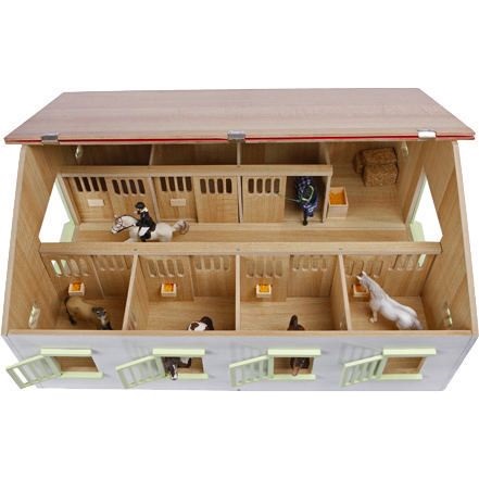Stáj pro koně se 7 boxy 1:24, 72,5x60x37,5 cm (610189)