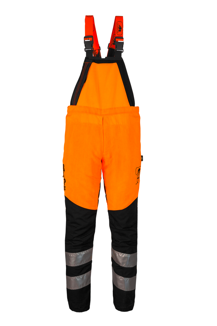 Reflexní protipořezové lacláče SIP, tř. 1, BasePro (1RH1OBS ), oranžové S