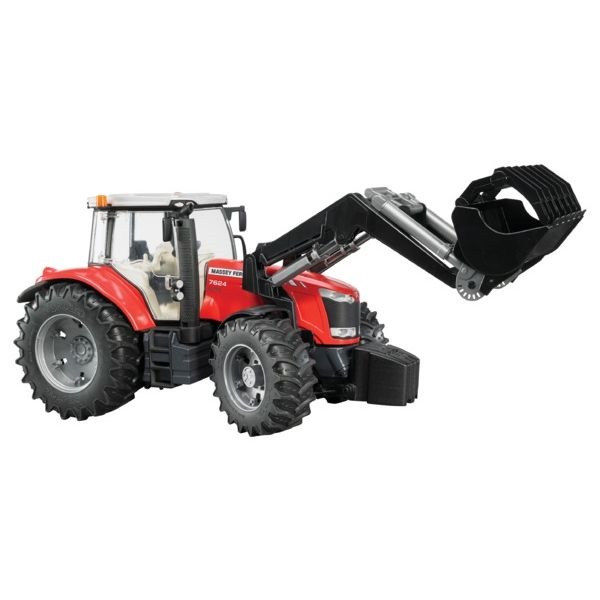 Traktor Massey Ferguson 7600 s nakladačem - Bruder 03047
