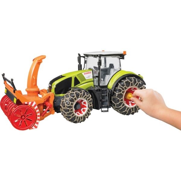 Traktor Claas Axion 950 sněhová fréza - Bruder 03017