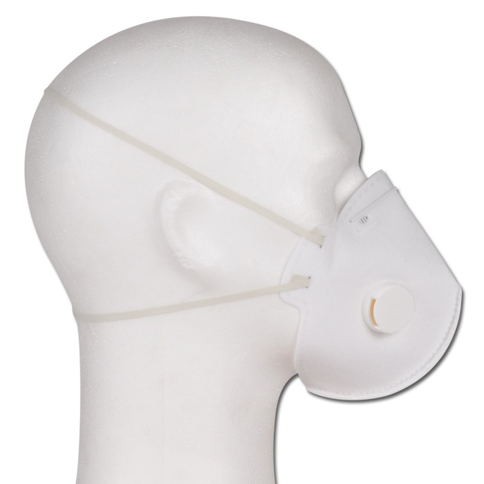 Skládaný respirátor s výdechovým ventilkem Tector P2