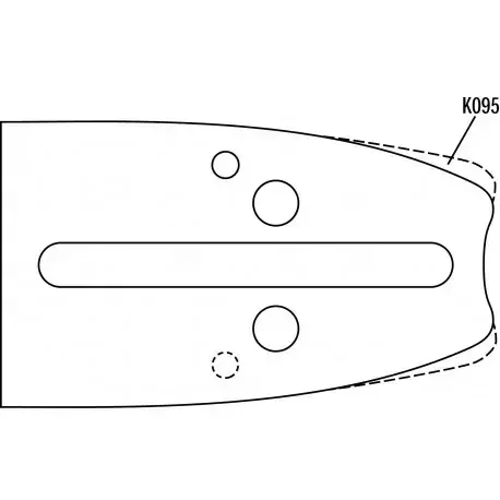Vodící lišta 15" (38cm), 3/8" 1,5mm 56 článků, Oregon 158VXLHK095