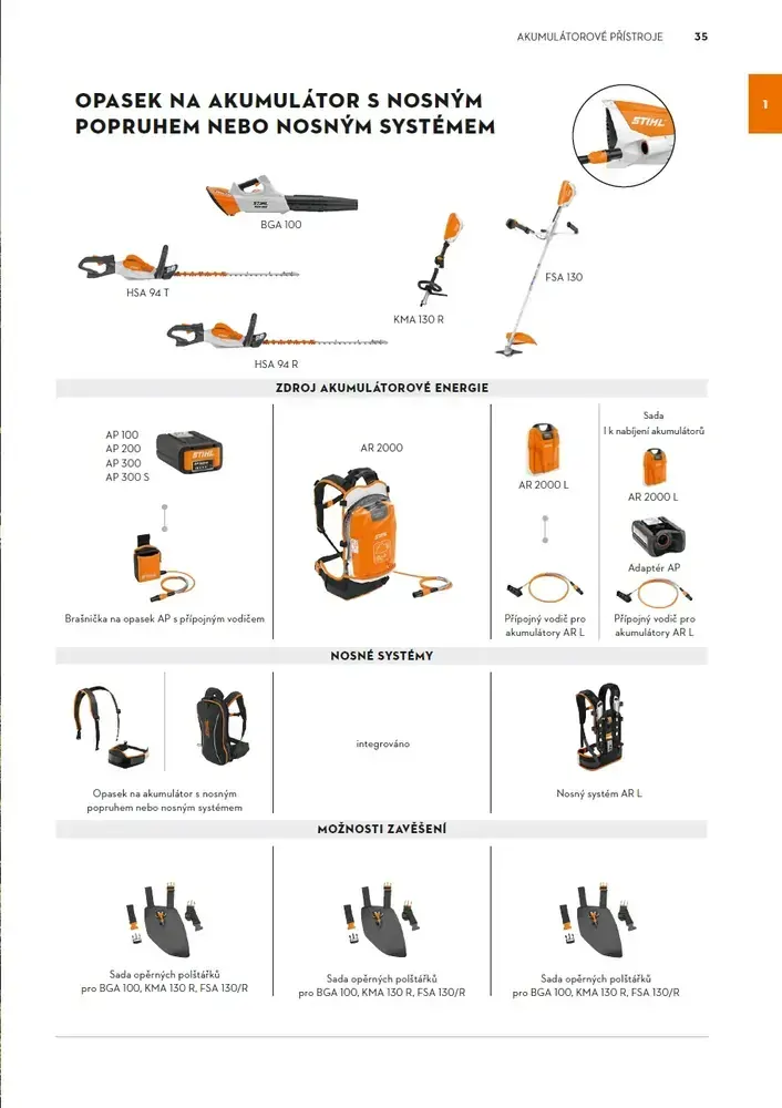Zádový akumulátor AR 2000 L STIHL (48714006515)