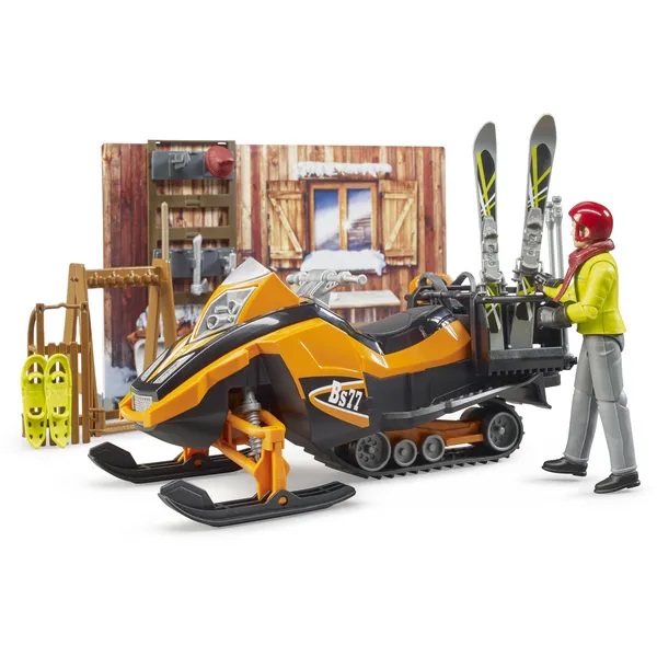 Chata se sněžným skútrem B-World Bruder (63102)