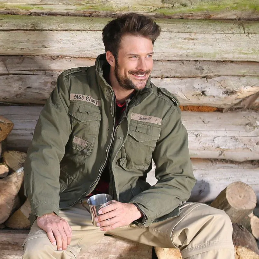 Bunda M65 Giant Brandit Oliv 7XL