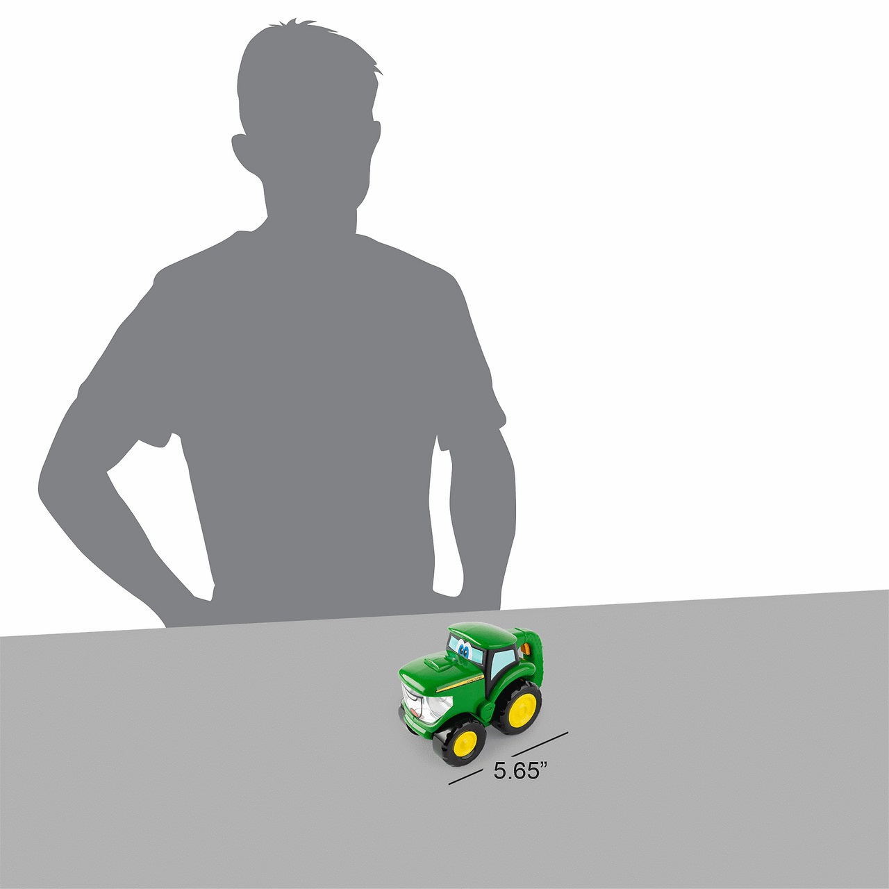 Hračka traktor ruční svítilna John Deere Johnny Tomy (47216)