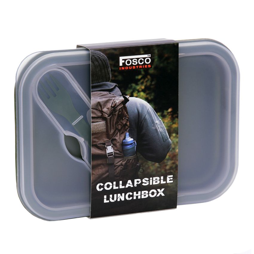 Svačinový lunch BOX skládací silikon