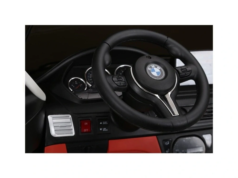 Dětské vozítko - BMW X6 - BLACK - akumulátorové autíčko