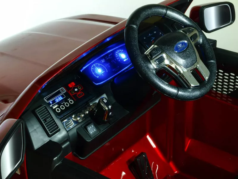 Dětské vozítko HECHT - FORD RANGER MONSTER TRUCK RED - akumulátorové autíčko