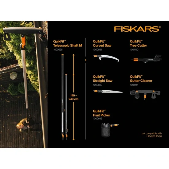 Násada Fiskars QuikFit™ teleskopická M (1000666)