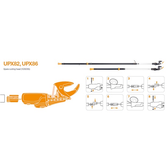 Náhradní stříhací hlava Fiskars pro (UPX82, UPX86) (1026295)