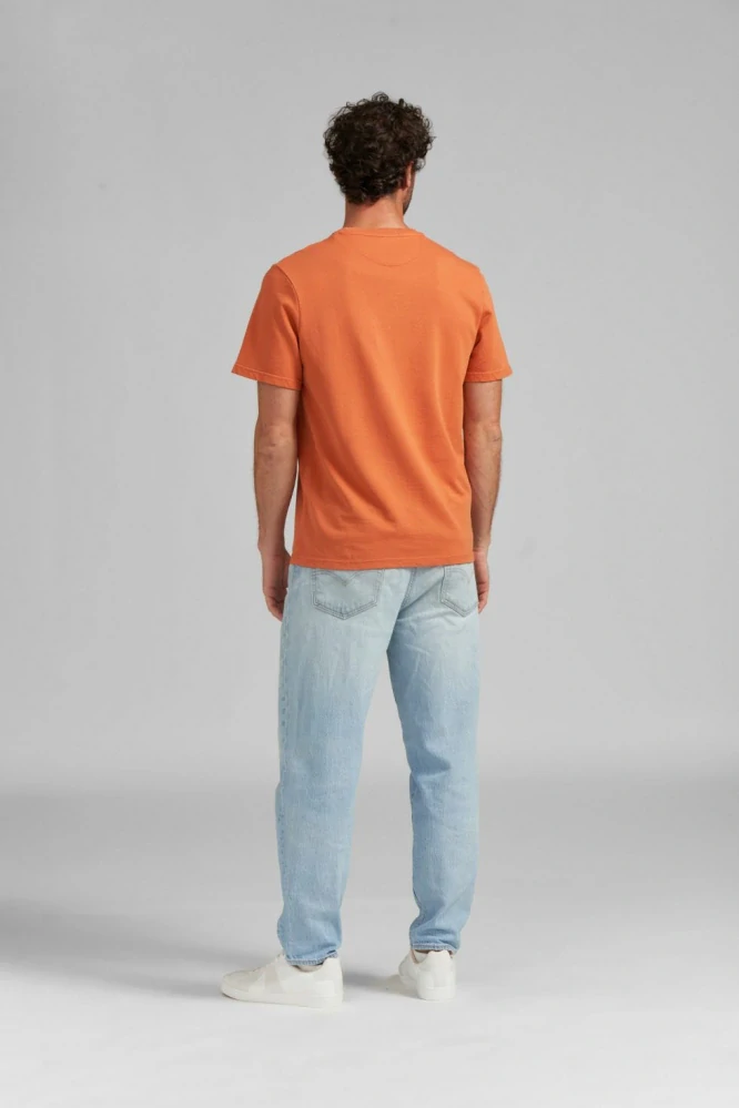 Tričko PIGMENT DYE ORANGE STIHL (042130125) XXL