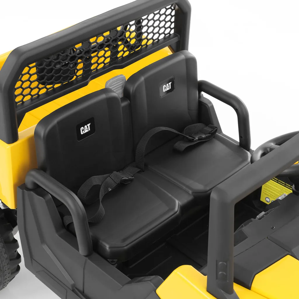 Dvoumístné akumulátorové autíčko CAT UTV – 12 V