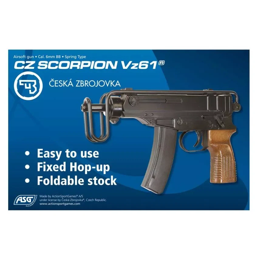 Samopal airsoft SCORPION vz.61 manuální ASG