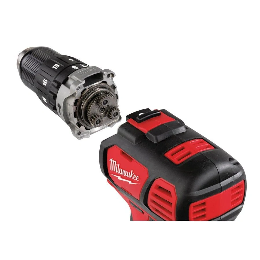 Milwaukee M18 BPD-202C aku příklepová vrtačka 50 Nm, 2× 2,0 Ah