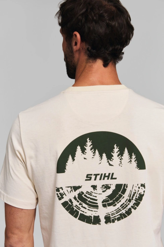 Pánské tričko STIHL TREE CIRCLE béžové (042130155)