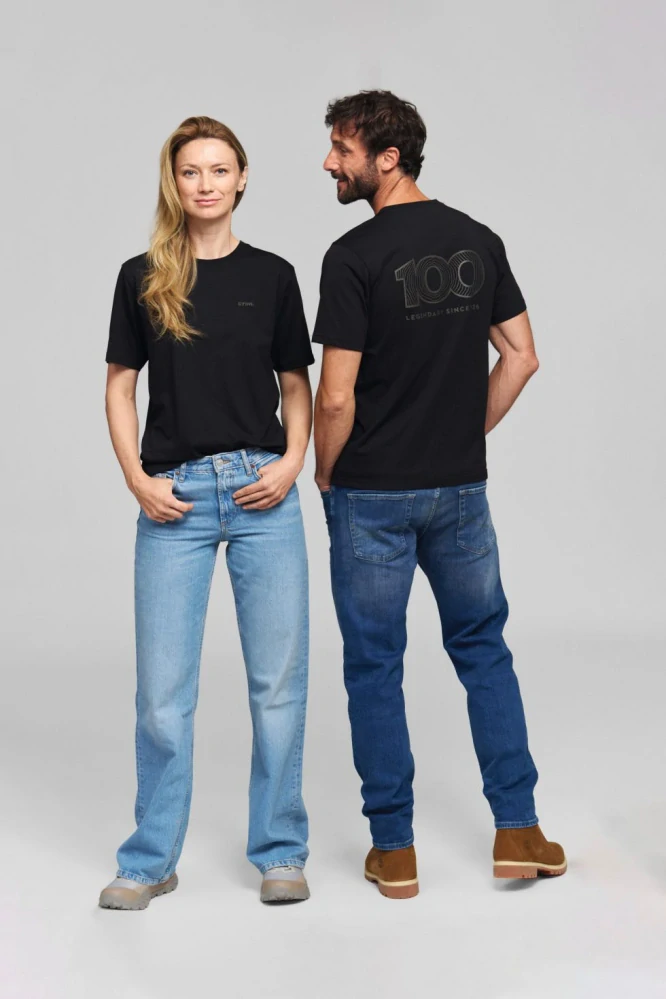 Unisex tričko 100 let STIHL černé (04213015956)