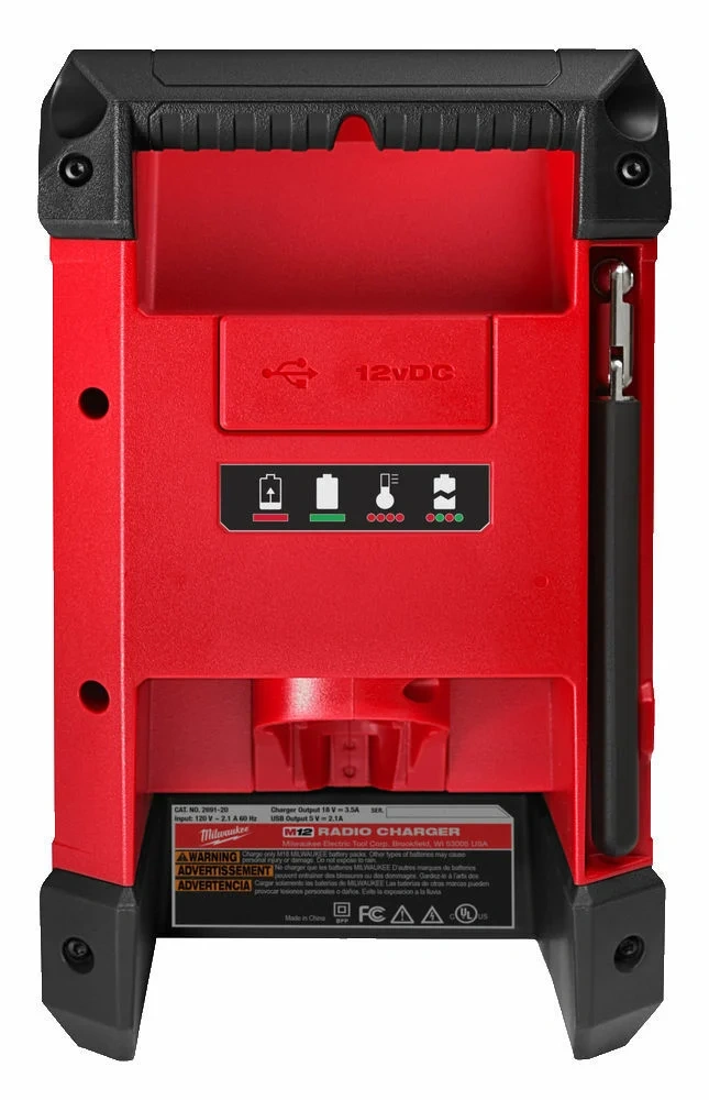 Milwaukee M12 RCDAB+-0 rádio/nabíječka DAB+