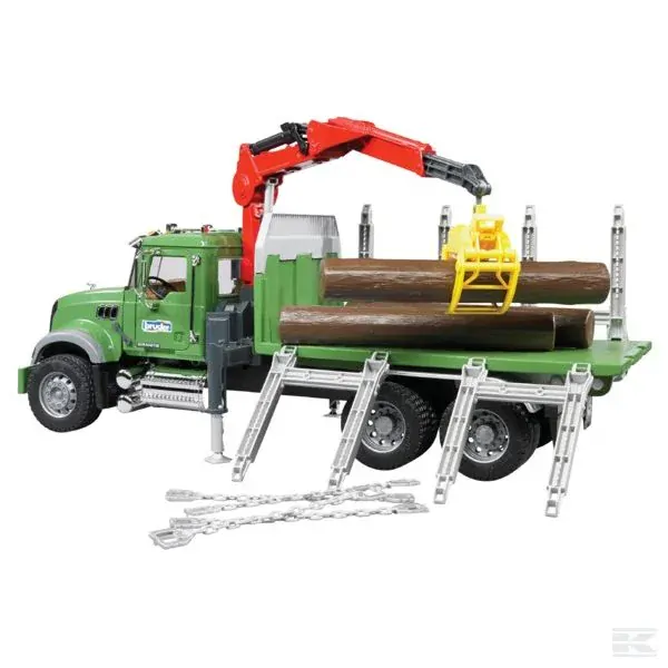 Nákladní auto na dřevo Mack Granite Bruder 02824