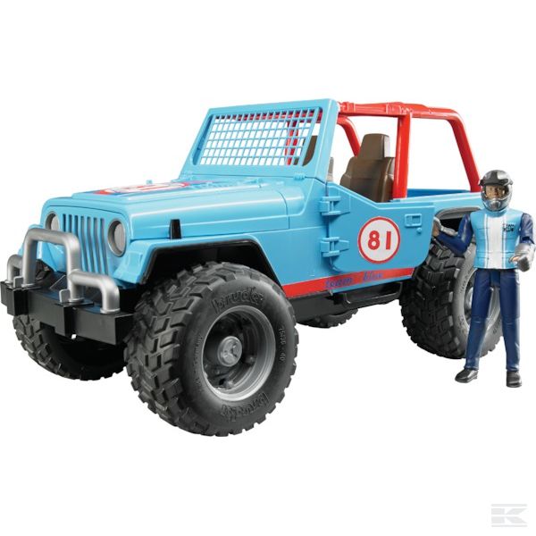 Jeep Cross-country modrý Bruder 02541