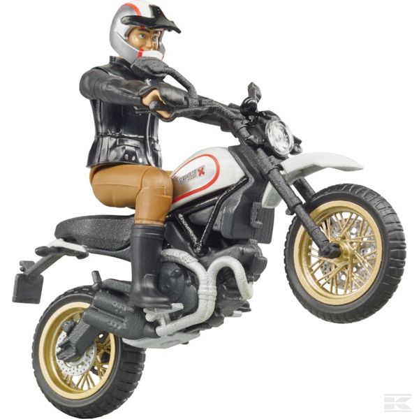 Motorka Ducati Scrambler Desert Sled s řidičem Bruder 63051