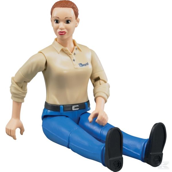 Žena modré kalhoty Bruder 60408