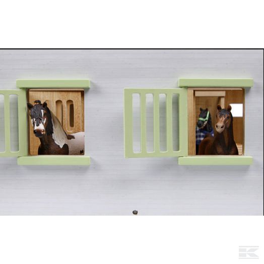 Stáj pro koně se 7 boxy 1:24, 72,5x60x37,5 cm (610189)