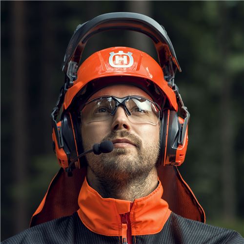 Chrániče sluchu pro přilbu Husqvarna, BT & FM, X-COM R