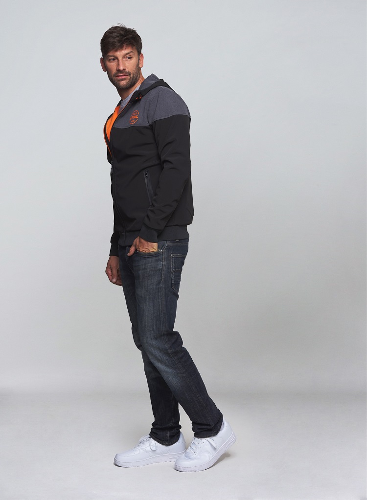 Černá pánská softshellová bunda STIHL (042091001) L